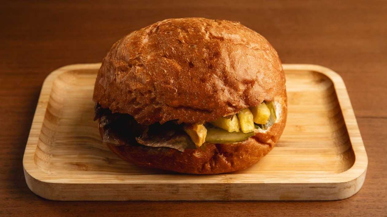 Shawarma with Meat in Bread